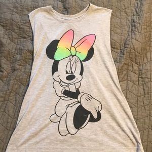 2/$10 Women’s Disney Cut-Off Minnie Mouse Tee